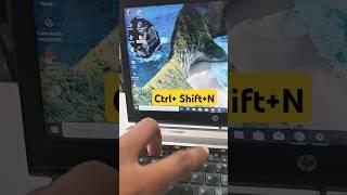 How to Create New Folder in Windows Short Cut Key?#macnitesh#virulshorts#2024short#keyboardtricks