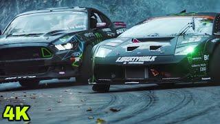 Sagi Abitbul & Guy Haliva - Stanga | Battle Drift | Lamborghini Murcielago vs Ford Mustang RTR | 4k