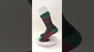 Custom Embroidery Dress Socks Manufacturer #socks #customsocks #oemsupplier #embroiderydesign