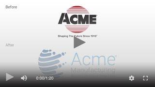 Acme Manufacturing Unveils New Logo and Branding to Match Innovative Focus