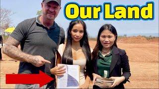 Today we are Buying building land in Laos