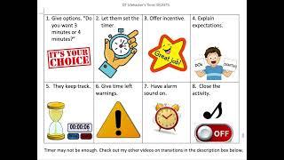 How to Help Children Transition with a TIMER #SHORTS