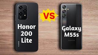 Honor 200 Lite vs Samsung Galaxy M55s | Honor 200 Lite Specs Review | Galaxy M55s Specs Review