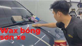 Cách làm bóng sơn xe bằng wax