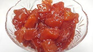 Homemade Soft And Delicious Quince Murabba. Quince Jam Recipe