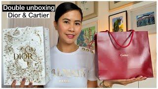 Double Unboxing | Cartier love necklace unboxing & Christian Dior Montaigne sunglasses unboxing