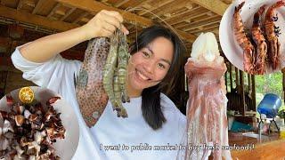 Sabaw Isdang LapuLapu + Sinugbang Giant Head Squid + Grilled Freshly Harvest Corn and Crispy Pata