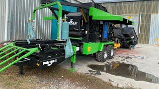 Baling and Wrapping Maize Silage | Mise en balles et enrubannage d'ensilage de maïs | Hezar Makina