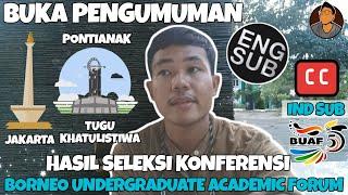 Borneo Undergraduate Academic Forum - Hasil Seleksi Konferensi 