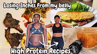 I LOST 12 lbs FAT & INCHES From my WAISTLINE with These HABITS | HIGH PROTEIN Meals I Eat In A Day