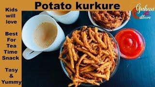 Crispy Potato kurkure recipe in tamil |Potato fries recipe|kids snack|Quick and easy Tea time snacks