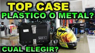 CUAL ES EL MEJOR TOP CASE ALUMINIO O PLASTICO? BLITZ RIDER KHOL 40 LITROS