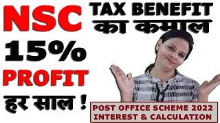 NSC Post Office Scheme Rules, Interest, Tax Benefit and Calculation in Hindi