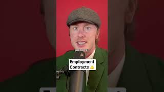 A warning on employment contracts ️