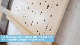 Perforated Acoustic Wood Panels