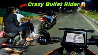 Crazy Bullet Rider Started Race with me | 2024 KTM Duke 250 vs R15V3 | Street Race till ToP Speed 