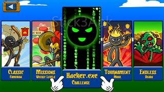 Impossible! NEW INSANE MODE Hacker.exe Command FINAL BOSS | Stick War Legacy Mod | Stick3Apk