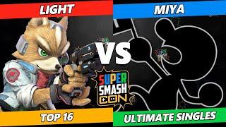 SSC 2023 Top 16 - Light (Fox) Vs. Miya (Game & Watch) Smash Ultimate Tournament