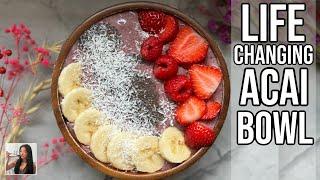 LIFE CHANGING Acai Bowl Recipe - All the Nutrients You NEED (Acai Powder) | YeSoul Bike