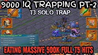 Lords Mobile - Expedition BAITING | T3 Solo Trap Vs MAXED TITANS !