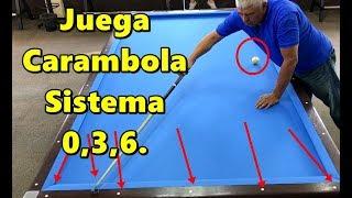 Aprende Carambola 19 Sistema 0,3,6. Banda Larga Corta Corta