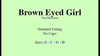 Brown Eyed Girl - Easy Guitar (Chords and Lyrics)