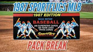 1987 SportFlics MLB Baseball Card Box Break