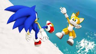 Sonic & Tails in GTA 5: Crazy Ragdolls [Sonic the Hedgehog] - Episode 14