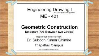 309 Arc Tangent Between two Circles