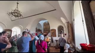 Церковь Зачатия Иоанна Предтечи в селе Губино, Козельский район, Калужская область. Июль 2022