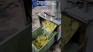 Máquina de cortar chips de mandioca com gengibre e batata