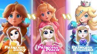 My talking angela 2 All Princess Form Mario Bros Daisy  VS Peach VS Rosalina