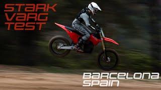 First Ride on the Stark Varg Electric Dirtbike in Barcelona, Spain!