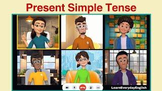 Learn Tenses in English: Present Tense with examples |English Grammar Lesson | Learn English