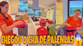  CARLINHOS MOSTROU O CHÁ DE PANELAS DE COZINHA QUE CHEGOU PRA ELE 