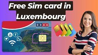 How to Get Free Sim card in Luxembourg | Tango Sim for Free | Free Prepaid Sim Card in Luxembourg