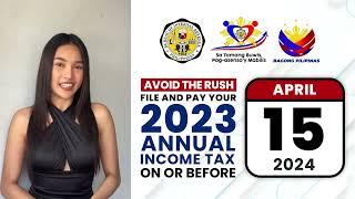 A Message to Taxpayers from Reynaleen Praferosa (2023 AITR Deadline Reminder)