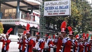 PERFORMA FULL DRUMBAND YAYASAN QUEEN AL FALAH DALAM KARNAVAL HUT RI DESA PLOSO MOJO KEDIRI