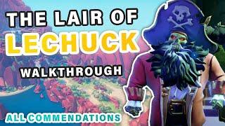 The Lair of LeChuck | Tall Tale Walkthrough Guide + All Commendations ► Sea of Thieves