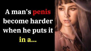 Human Psychological Facts | Psychology Facts | A man's penis become harder