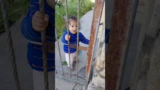 Neil ne lohe ka gate khud se khol diya. #viral #baby #minivlog #trycs