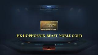 CROSSFIRE PHILIPPINES - HK417-PHOENIX BEAST NOBLE GOLD (LAPIS LOTTO JACKPOT)