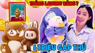 Dùng 1 Triệu Gắp Thú Linh Trúng Labubu Bằng Vàng ? I Linh Barbie Vlog