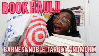 BOOK HAUL| Barnes&Noble, Amazon, Target, and more| Day 4! Birthday Coundown! 