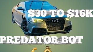 Predator Mobile Bot made $16k from $30 just NowWATCH THIS NOW⁉️⁉️⁉️