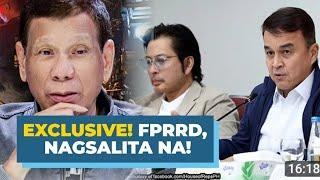 FPRRD CONFIRMED HAHARAP QUAD COMM Kongresista KABADO na?