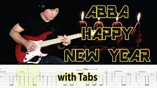 ABBA HAPPY NEW YEAR by Alvin De Leon Playthrough with Tabs (Backing Track Available at the link)