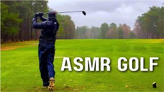 5 Holes of Relaxing ASMR Golf In The Rain - Pine Ridge Golf Club