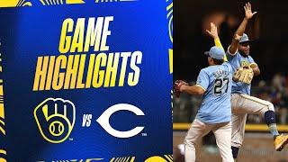 Reds vs. Brewers Game Highlights (8/9/24) | MLB Highlights