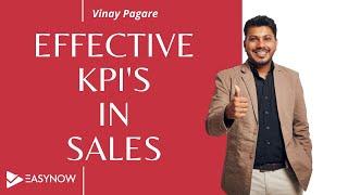 Effective KPI's In Sales | Vinay Pagare